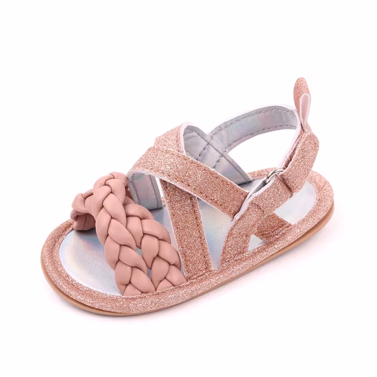 Sandales en tissu pour bébé, nouvelles sandales en coton teint par cravate, chaussures de marche d'été